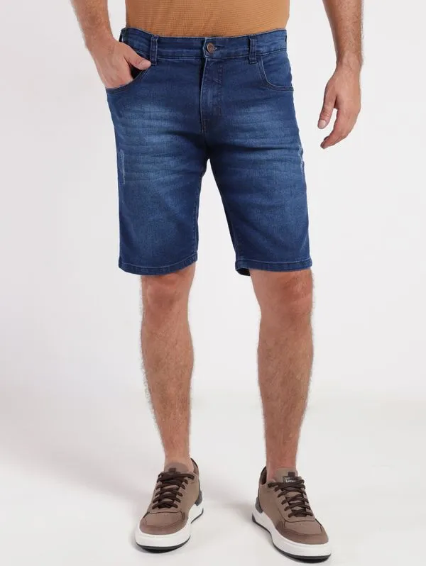 Bermuda Jeans Masculina AZUL 36