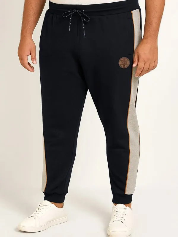 Calça Moletom Jogger Gangster Plus Size Masculina MARINHO EX3
