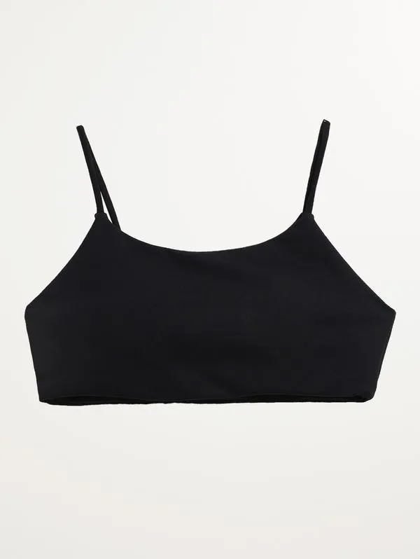 Top Fitness Poliamida Alças Finas Vels Feminino PRETO G