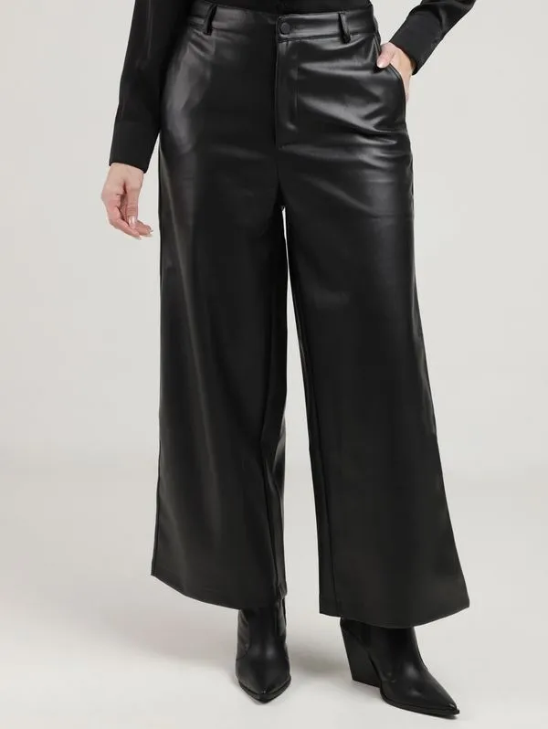 Calça Wide Leg Autentique Feminina Preto P