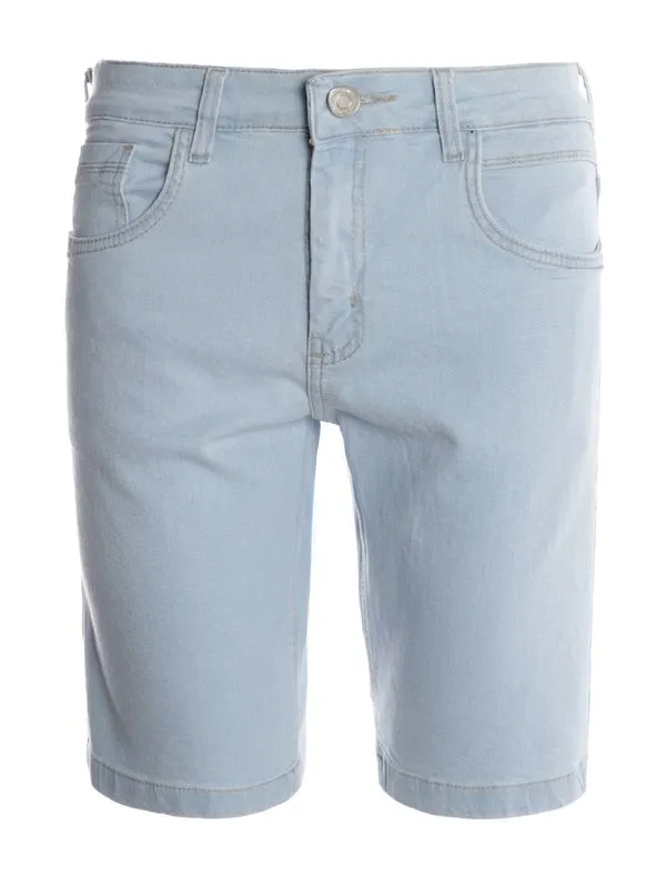 Bermuda Jeans Delavê Masculina AZUL 40