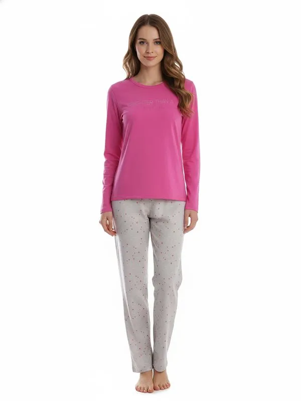 Pijama Longo Feminino ROSA GG