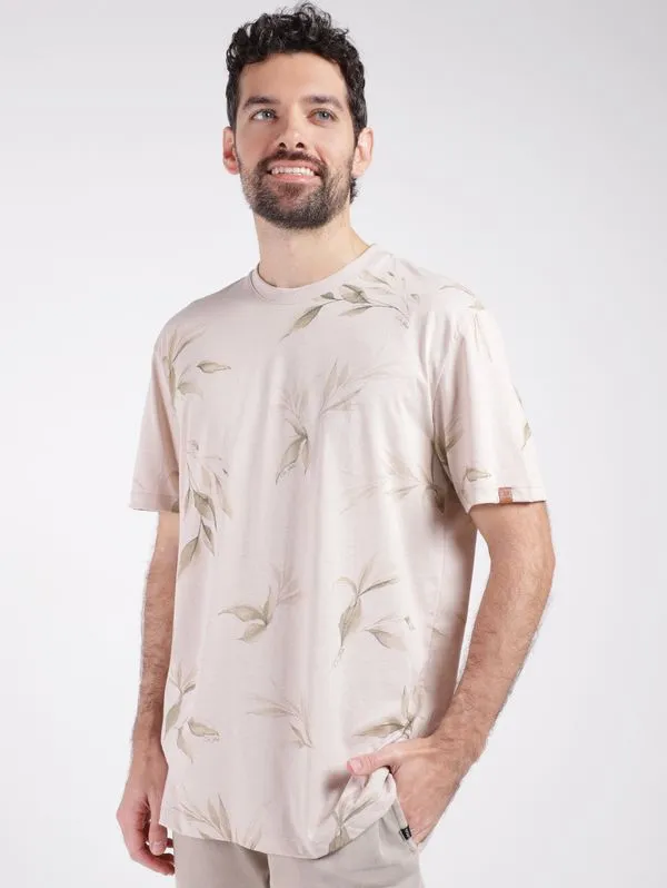 Camiseta Manga Curta Masculina AREIA GG
