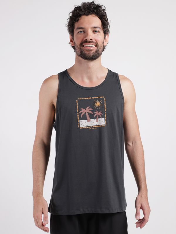 Camiseta Regata Masculina CINZA M