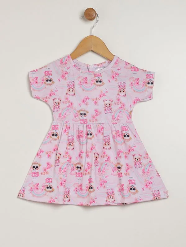 Vestido Infantil Para Bebê - ROSA CLARO P