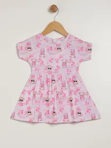 Vestido Infantil Para Bebê - ROSA CLARO P