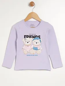 Blusa Manga Longa Infantil Para Menina - LILAS 2