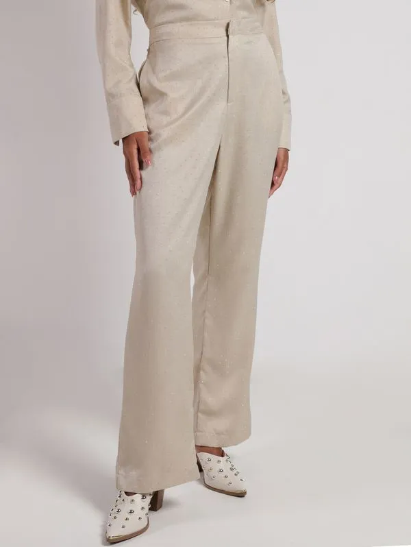 Calça Alfaiataria Autentique Feminina AREIA GG