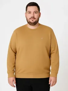 Moletom Básico Plus Size Masculino OCRE G4