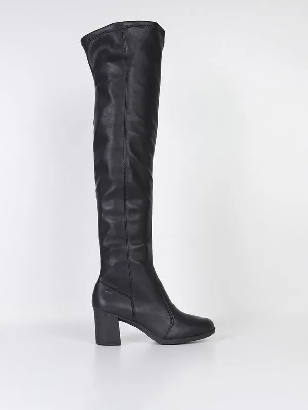 Bota Cano Longo Over The Knee Dakota Feminina PRETO 35