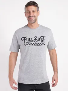 Camiseta Manga Curta Full Surf Masculina MESCLA GG