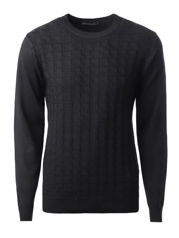 Blusão Tricot Manga Longa Masculino PRETO P