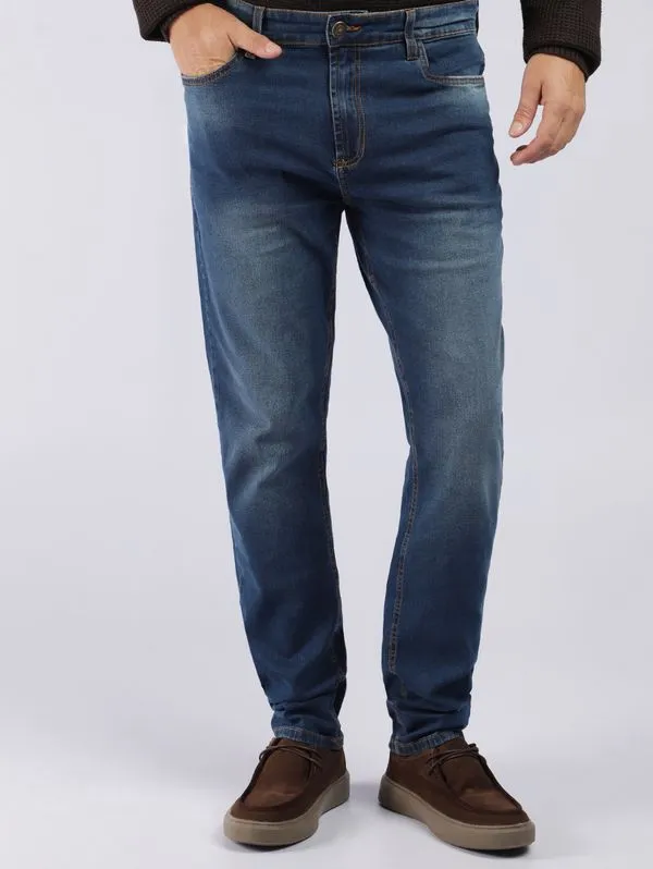 Calça Jeans Slim Masculina AZUL 46