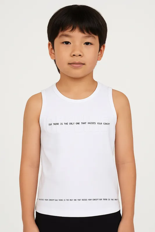 Camiseta Esportiva Juvenil Para Menino - BRANCO 14