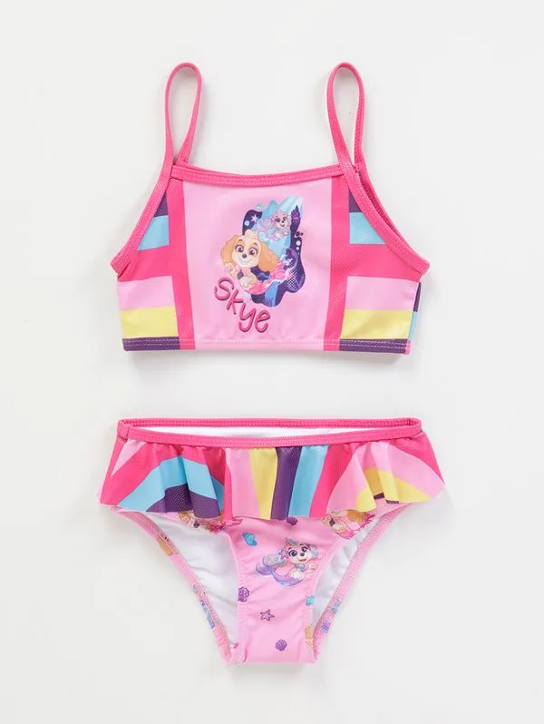 Biquíni Patrulha Canina Infantil Para Menina - ROSA 3