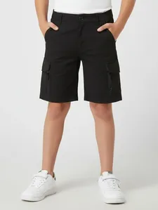 Bermuda Cargo Gangster Juvenil Para Menino- PRETO 16