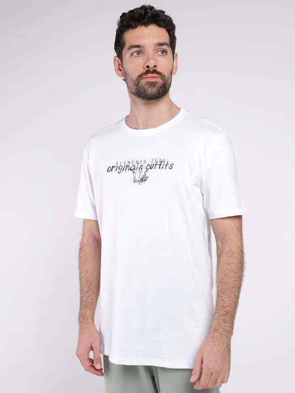 Camiseta Manga Curta Masculina BRANCO P