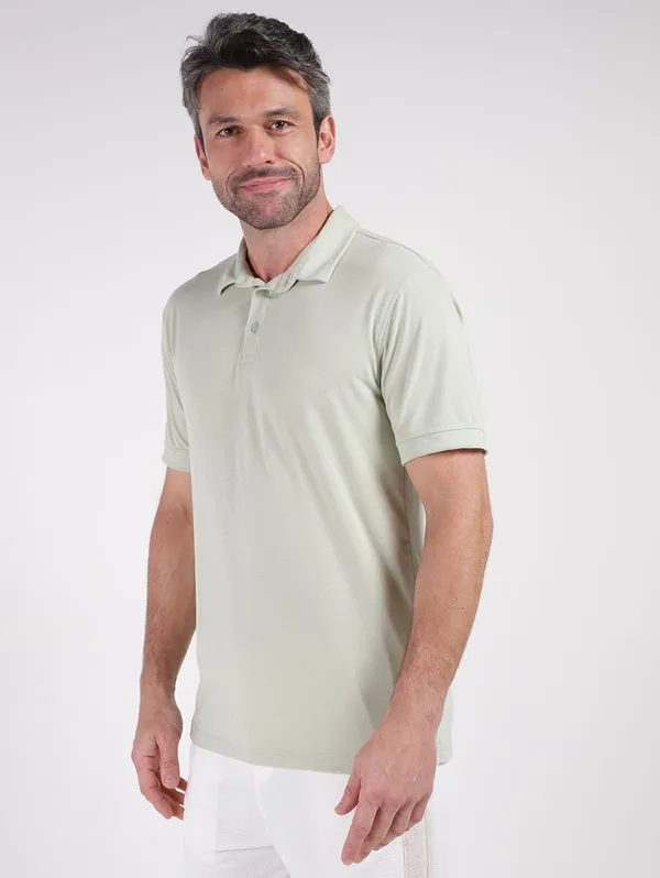 Polo Manga Curta Masculina VERDE G