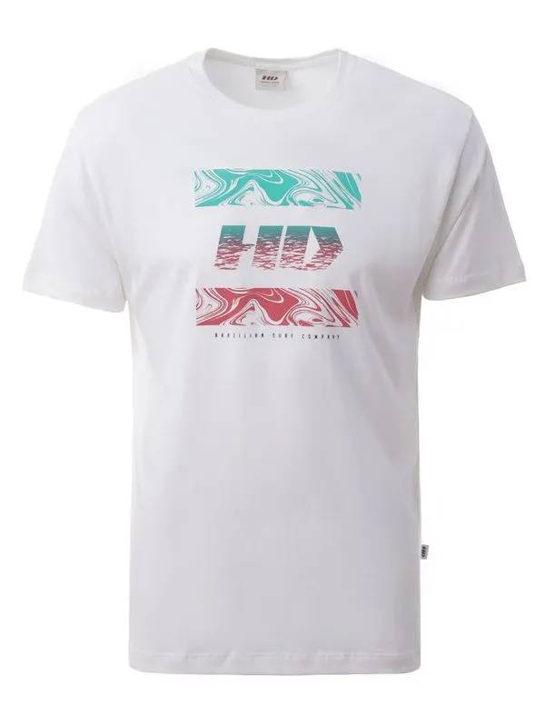 Camiseta Manga Curta Masculina BRANCO GG