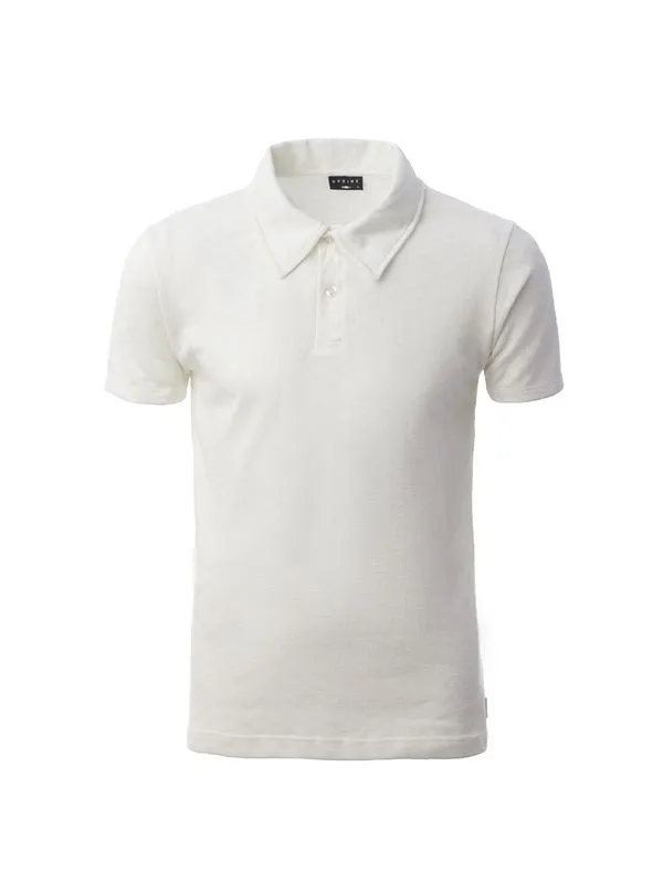 Polo Manga Curta Masculina OFF WHITE M