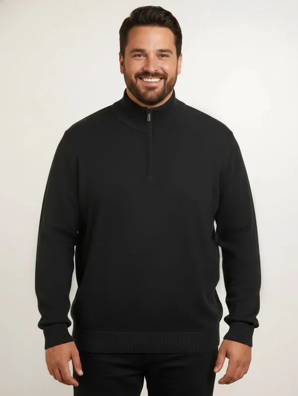 Suéter Tricot Plus Size Masculino CHUMBO G1