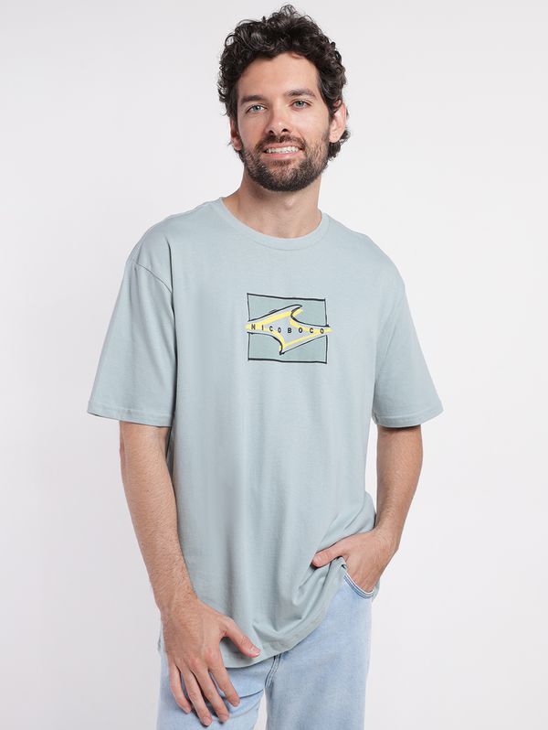 Camiseta Manga Curta Masculina VERDE CLARO GG