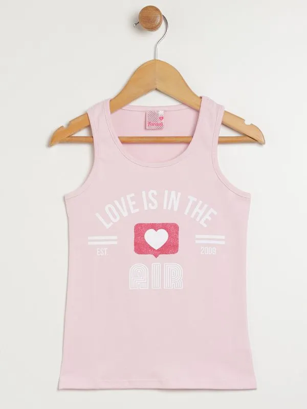 Blusa Regata Infantil Para Menina - ROSA CLARO 6