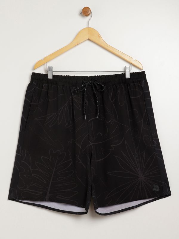 Bermuda Gangster Plus Size Masculina PRETO EX4
