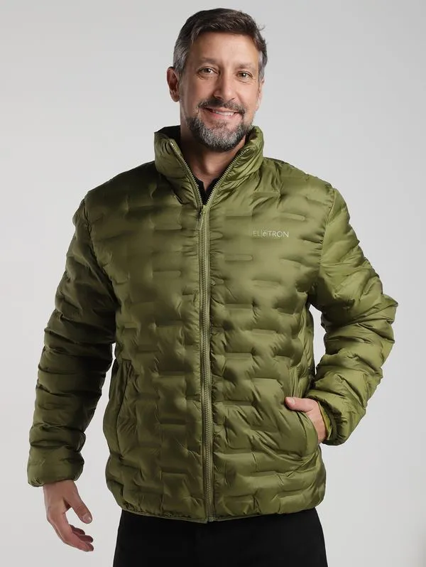 Jaqueta Puffer Elétron Masculina VERDE M