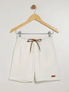 Bermuda Moletinho Juvenil Para Menino - OFF WHITE 14