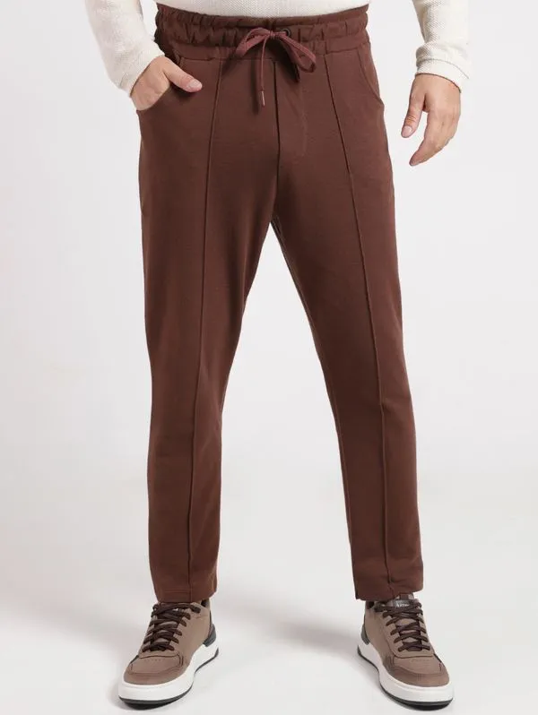 Calça Moletinho Masculina MARROM GG