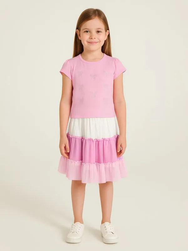 Conjunto Curto Kid+ Infantil Para Menina - ROSA 4