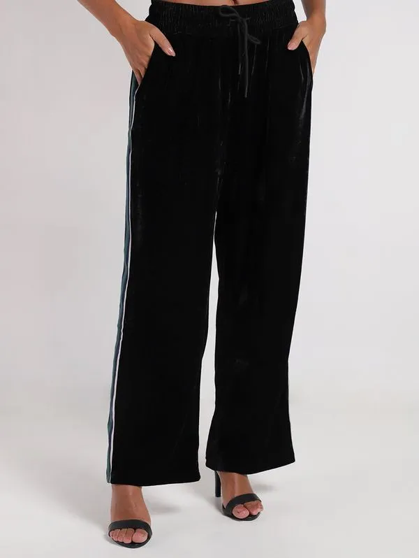 Calça Plush Reta Feminina PRETO G