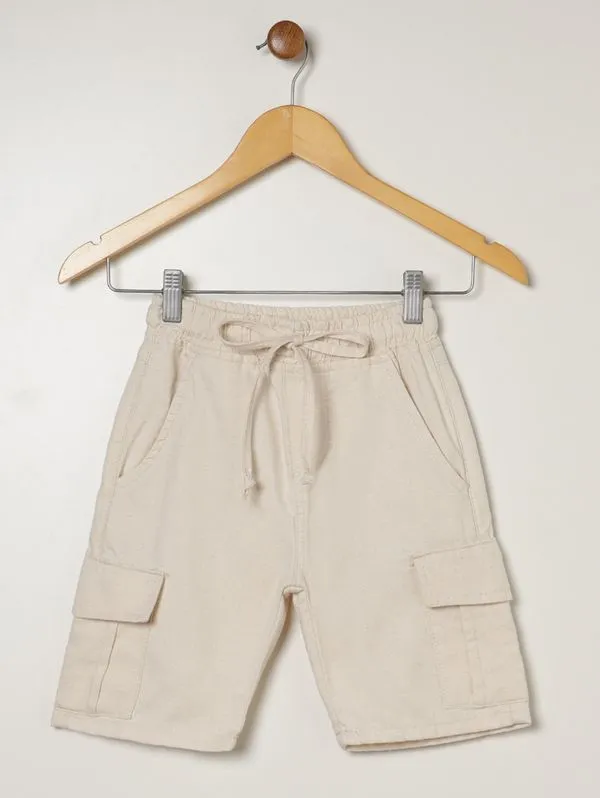 Bermuda Cargo Juvenil Para Menino - OFF WHITE 10