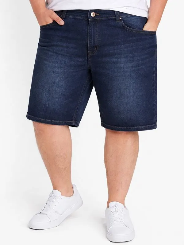 Bermuda Jeans Plus Size Masculina AZUL 54