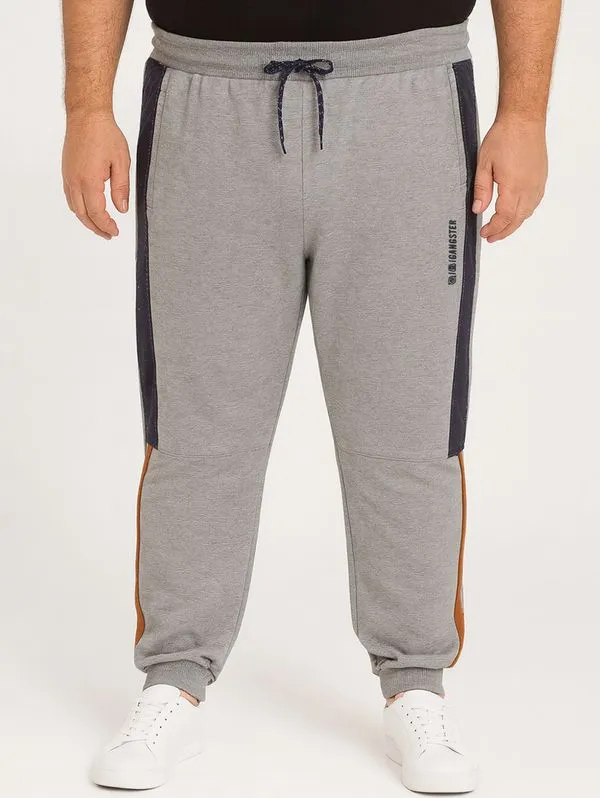 Calça Moletom Gangster Plus Size Masculina MESCLA EX4