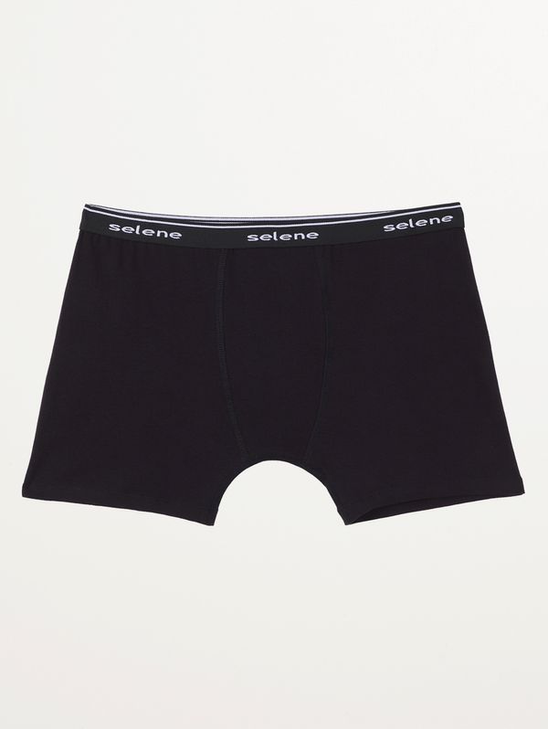 Cueca Selene Plus Size Masculina PRETO X2