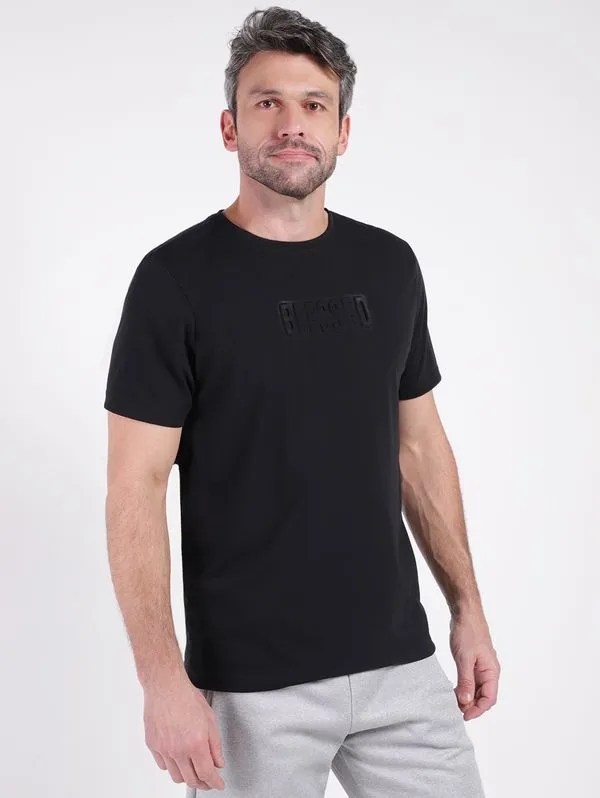 Camiseta Manga Curta Masculina PRETO M