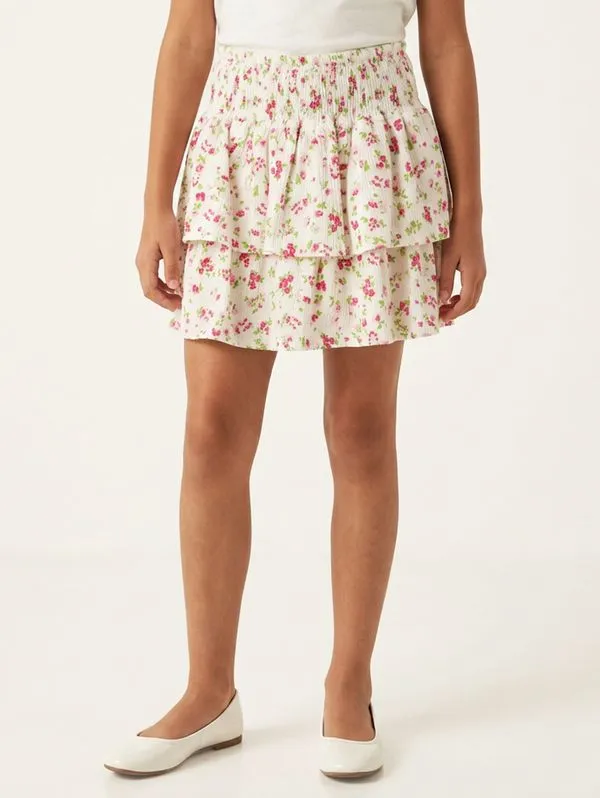 Saia Anarruga Juvenil Para Menina - ROSA 16