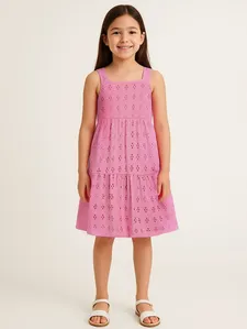 Vestido Juvenil Para Menina - ROSA 6