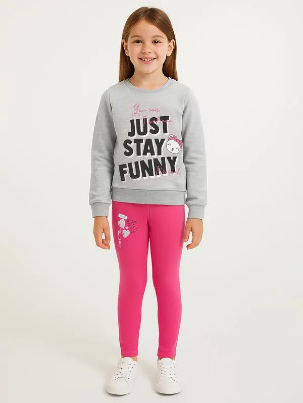 Conjunto Longo Infantil Para Menina - MESCLA 8