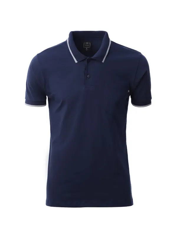 Polo Manga Curta Masculina MARINHO M