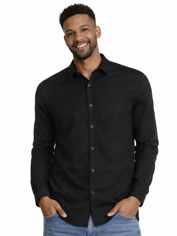 Camisa Manga Longa Masculina PRETO G