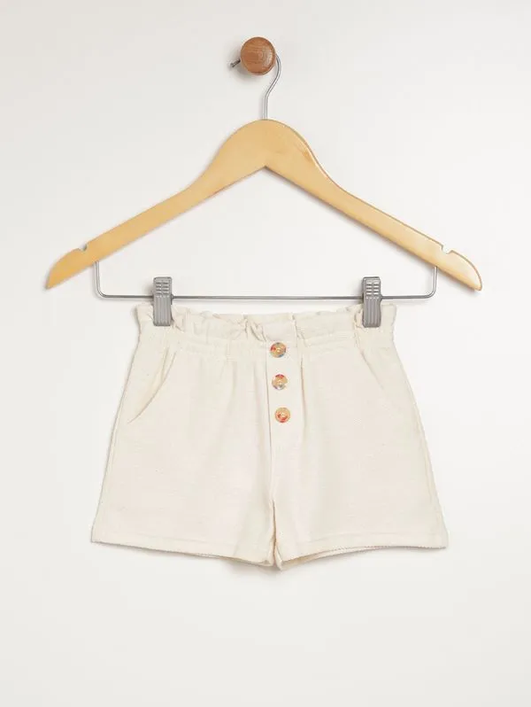 Short Infantil Para Menina - BEGE 6
