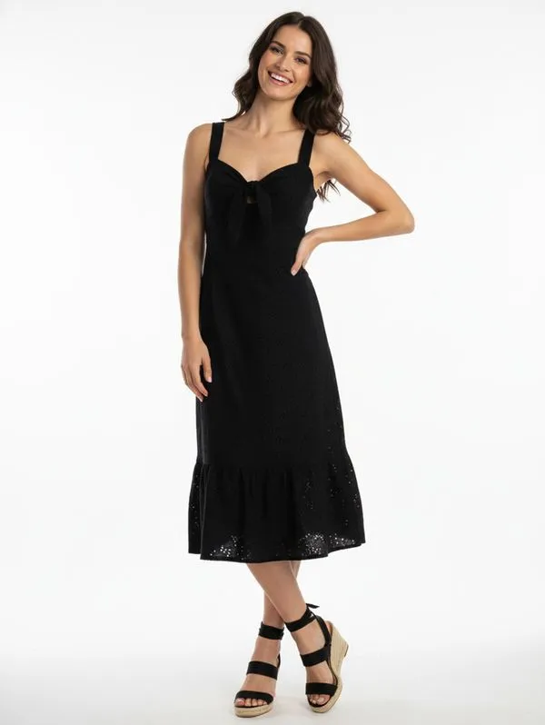 Vestido Midi Autentique Feminino PRETO GG