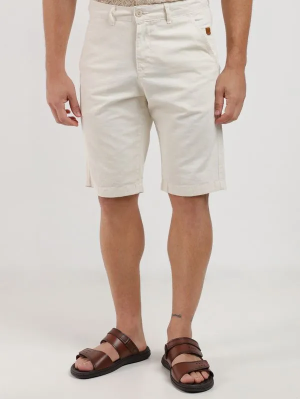 Bermuda Linho Masculina NATURAL 48