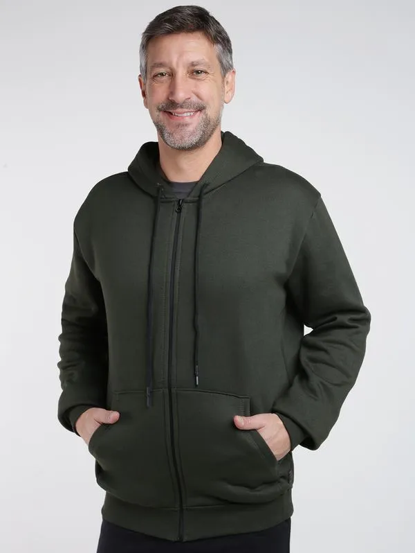 Jaqueta Moletom com Capuz Vels Masculina VERDE GG