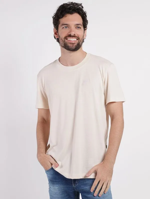 Camiseta Manga Curta Mormaii Masculina BEGE M