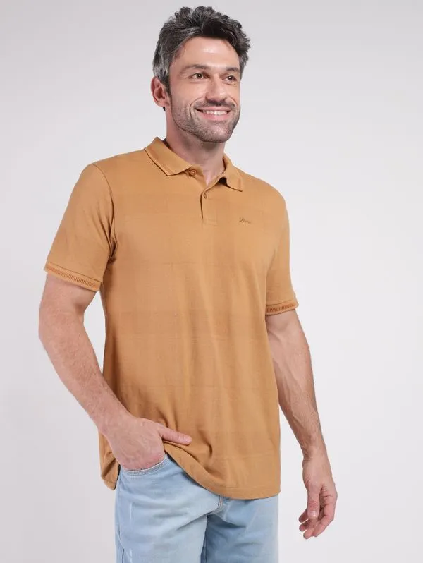 Polo Manga Curta Masculina LARANJA G