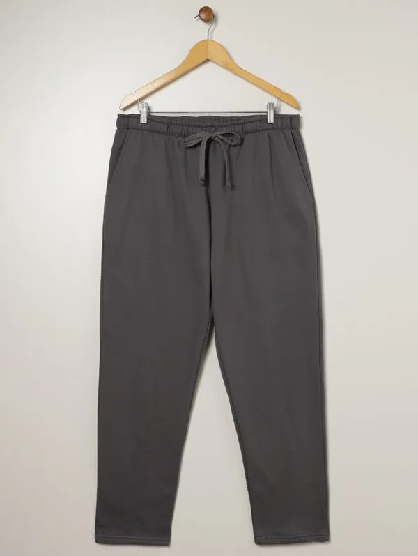 Calça Moletom Plus Size Masculina CINZA G1